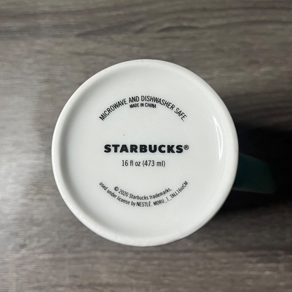 Starbucks Holiday Christmas Mug 2020 Tall Ceramic Mug 16oz Tree Lights & Bulbs - Picture 6 of 8